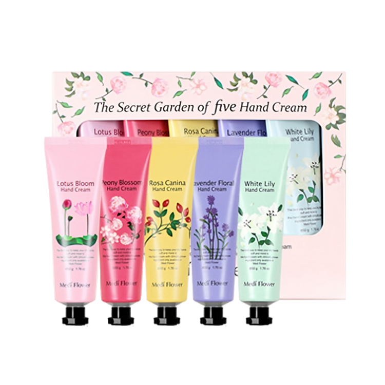 Coffret de crèmes pour les mains "Jardin fleuri"