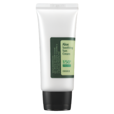 Crème solaire Visage à l'aloès SPF50 PA +++
