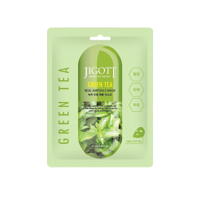 Masque Tissu Détoxifiant au Thé Vert - Fraîcheur
