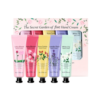 Coffret de crèmes pour les mains "Jardin fleuri"