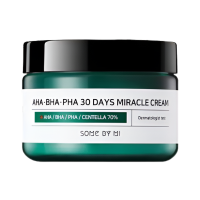 Crème visage avec 3 types d'acides et Centella asiatique