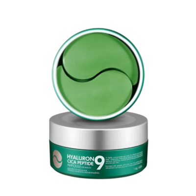 Patches hydrogel contour des yeux avec 9 peptides, centella et acide hyaluronique