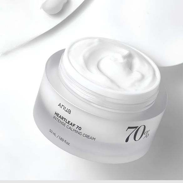 Crème Apaisante Anti-Rougeurs (70% Heartleaf)
