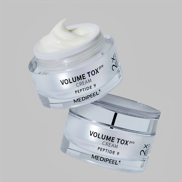 Crème Volumatrice Liftante aux 9 Peptides (Soin Pro)