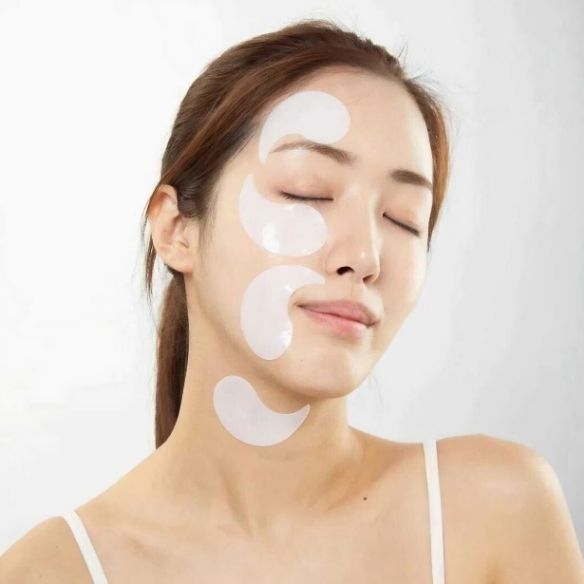 Patchs Yeux Hydrogel au Collagène - Effet Liftant & Éclat
