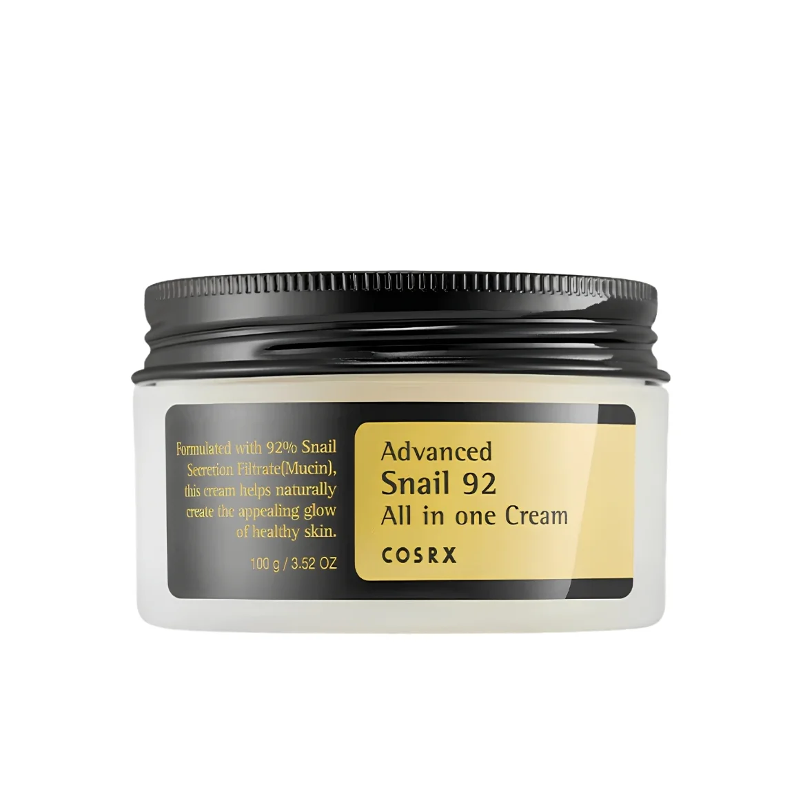 Crème réparatrice à 92% de Mucine d'Escargot