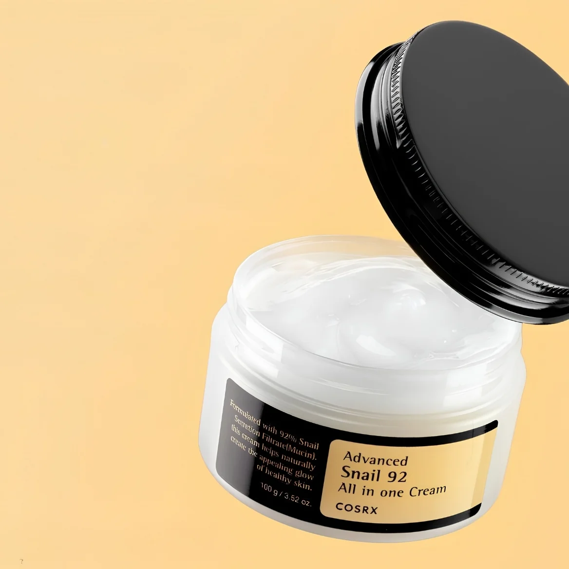 Crème réparatrice à 92% de Mucine d'Escargot