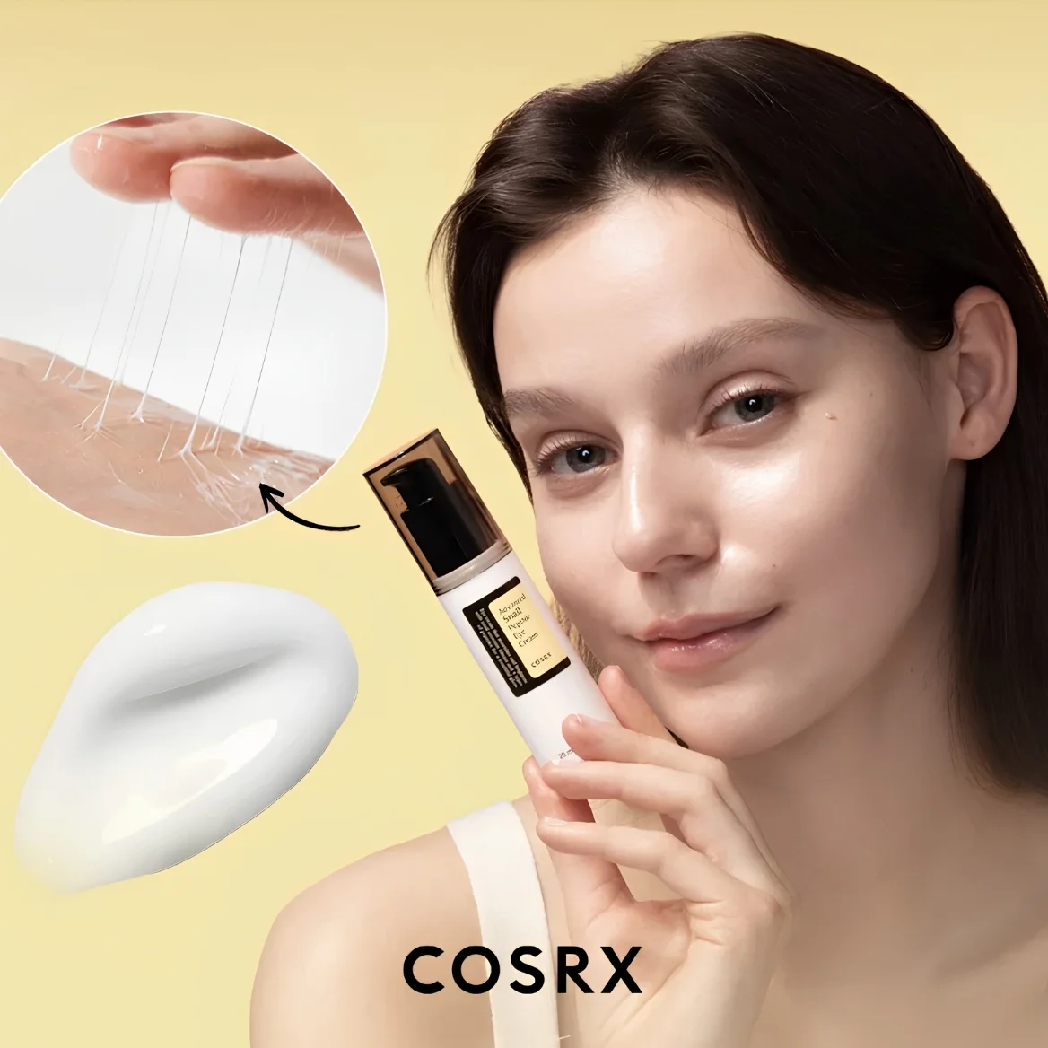 Crème contour des yeux anti-âge à la Mucine d’Escargot & Peptides
